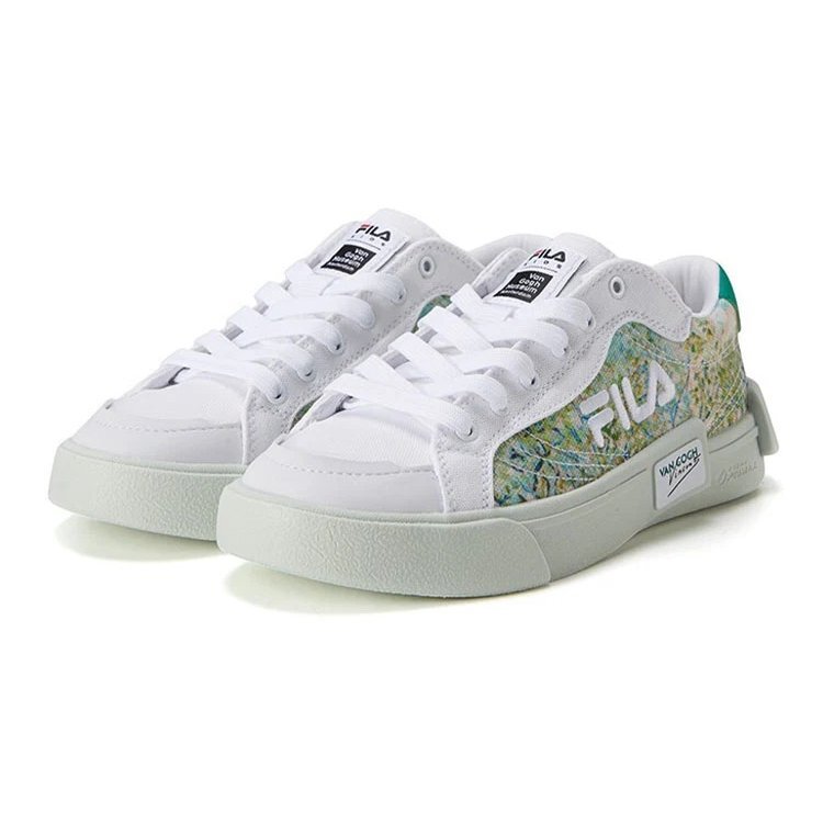 FILA x Van Gogh Skate Shoes "Green White"