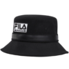 FILA x White Mountaineering Logo Casual Bucket Hat "Black White"