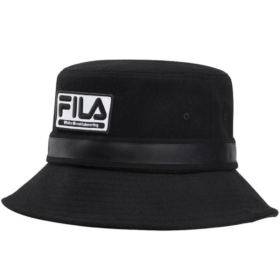 FILA x White Mountaineering Logo Casual Bucket Hat “Black White”