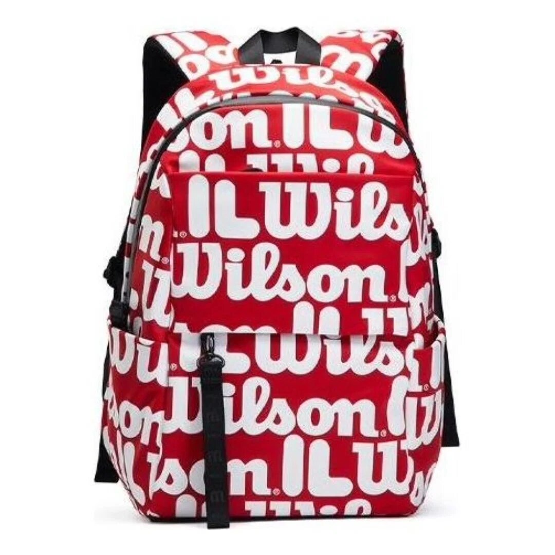 FILA x Wilson Double-Shoulder Bag "Red White"