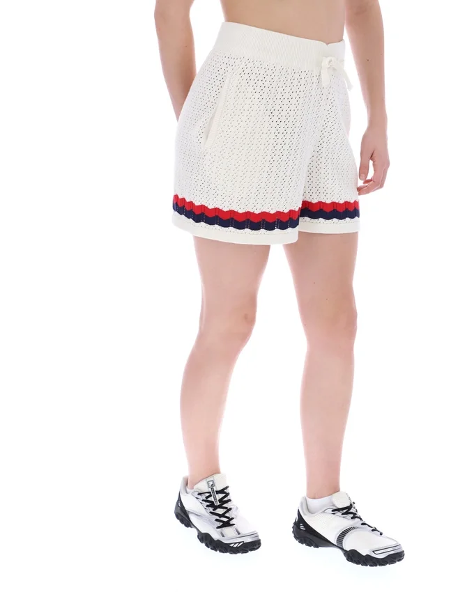 Fino Knitted Crochet Shorts
