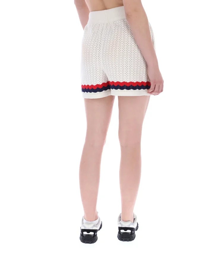 Fino Knitted Crochet Shorts