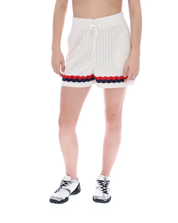 Fino Knitted Crochet Shorts