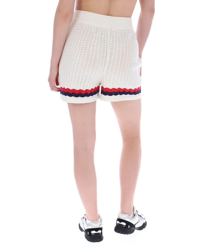 Fino Knitted Crochet Shorts