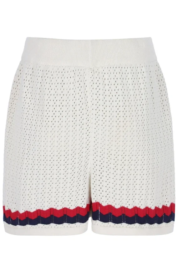 Fino Knitted Crochet Shorts