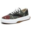 Floral Sneakers Black/Green