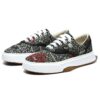 Floral Sneakers Black/Green