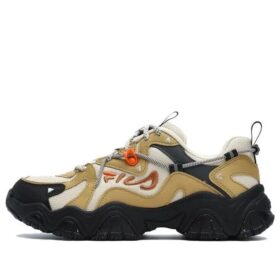 Fluid 4 Low Shoes "Tan White Black"