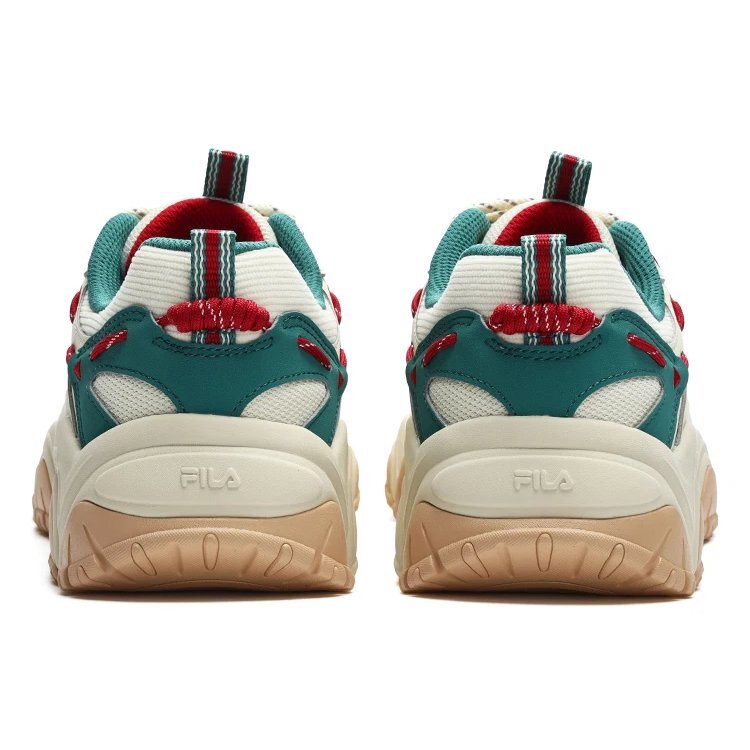 Fluid 4 Sneakers "Cream Green Red"