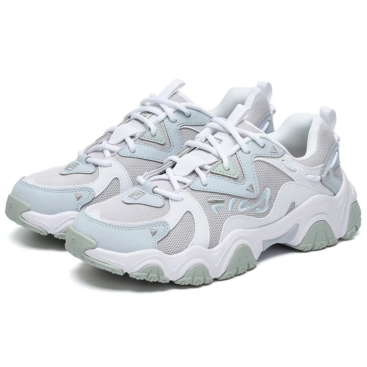 Fluid 4 Sneakers "White Blue Green"
