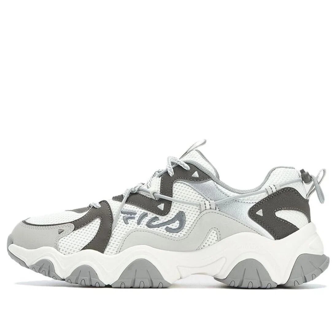 Fluid 4 Sneakers "White Grey Silver"