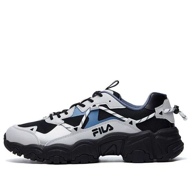 Fluid Low Tops Black Gray Blue