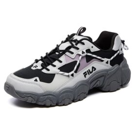Fluid Low Tops Sports Shoe Black Gray