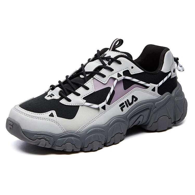 Fluid Low Tops Sports Shoe Black Gray