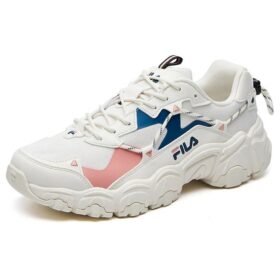 Fluid Low Tops Sports Shoe White Blue