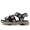 Fluid Sandal "Black Brown"