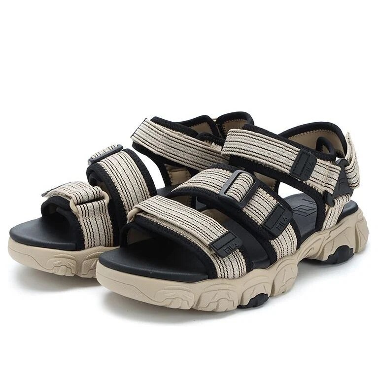 Fluid Sandal "Black Brown"