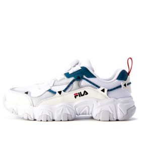 Fluid Sneakers "White Grey Teal"