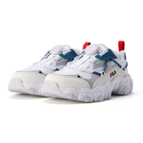 Fluid Sneakers “White Grey Teal”