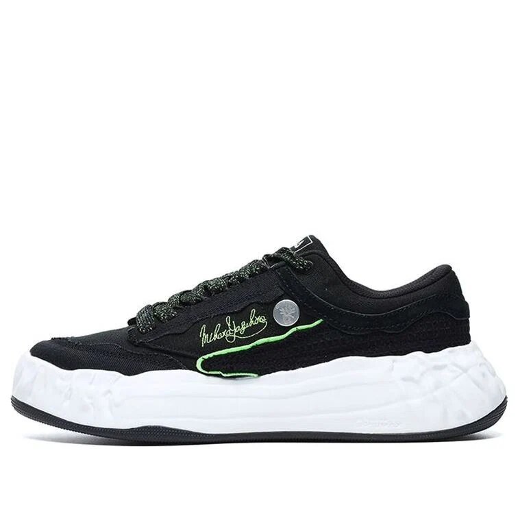 FM-15 x Mihara Canvas Shoes "Black White"