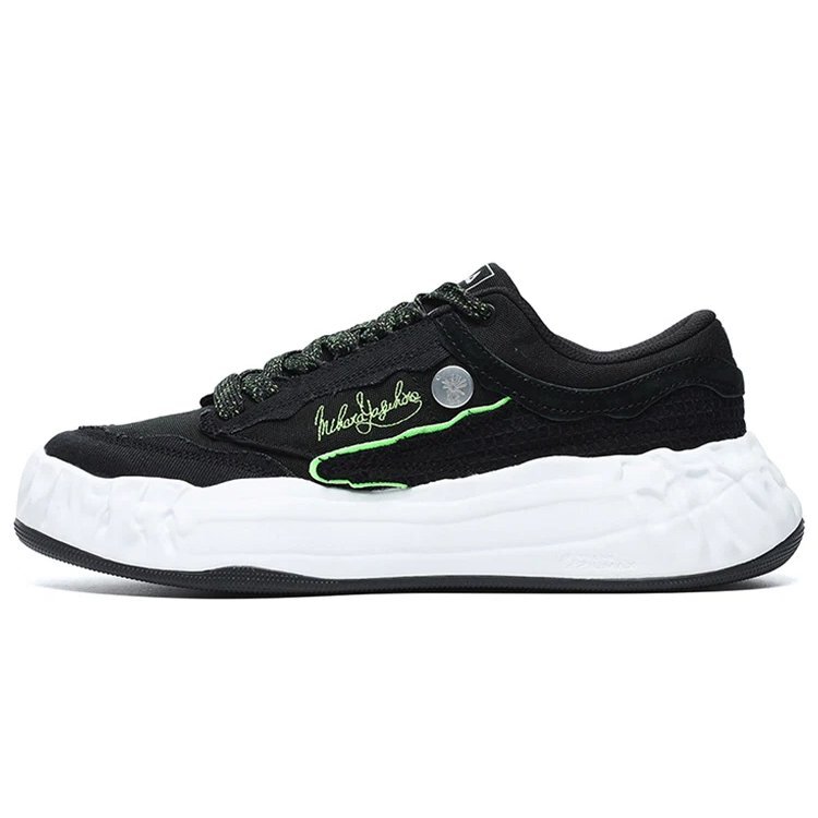 FM-15 x Mihara Canvas Shoes "Black White"