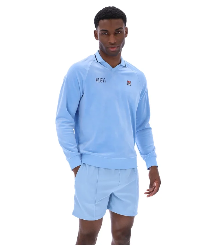 Frozen Fjord Alfredo 1911 Velour Raglan Long-Sleeve Top