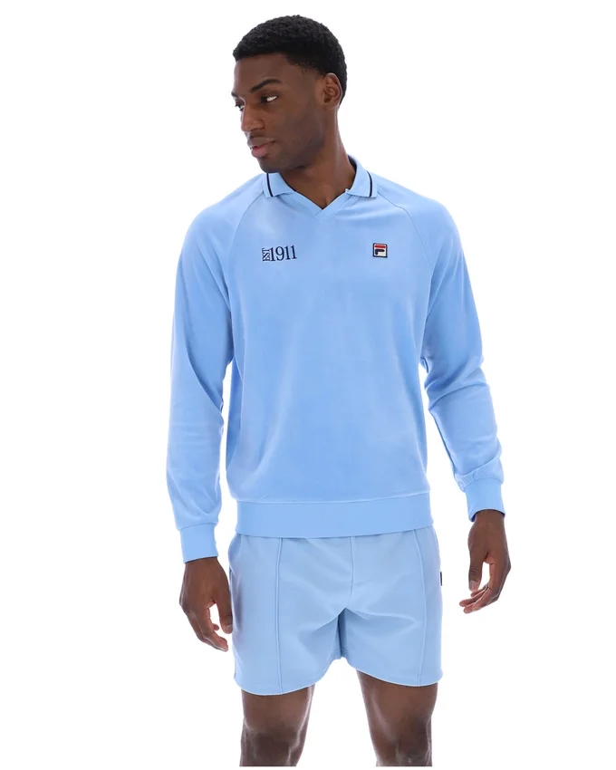 Frozen Fjord Alfredo 1911 Velour Raglan Long-Sleeve Top