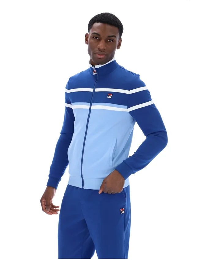 Frozen Fjord Giovanni Contrast Panels Track Top