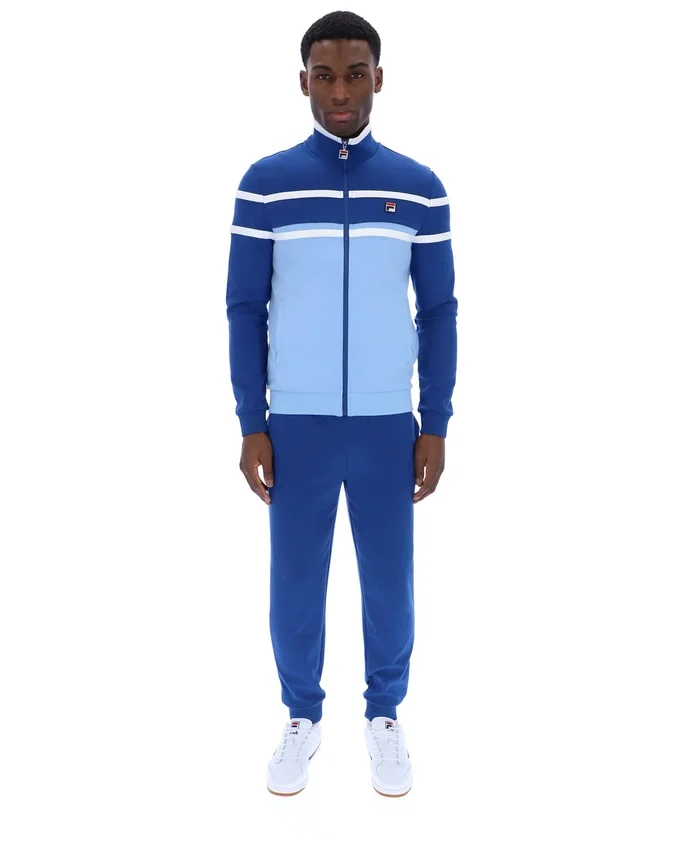 Frozen Fjord Giovanni Contrast Panels Track Top