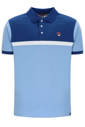 Frozen Fjord Mattia Contrast Panel Polo Shirt