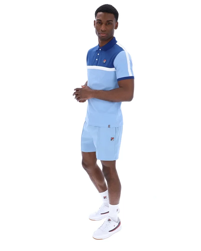 Frozen Fjord Mattia Contrast Panel Polo Shirt