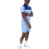Frozen Fjord Mattia Contrast Panel Polo Shirt