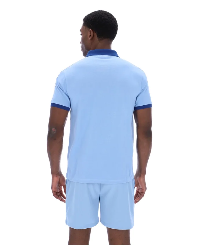 Frozen Fjord Mattia Contrast Panel Polo Shirt