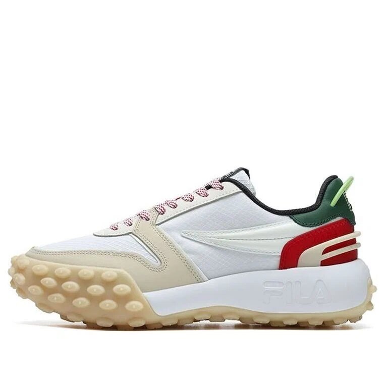 Gara Chunky Sneakers "White Red Green"