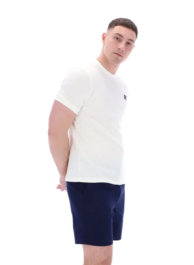 Gardenia Ash Micro Waffle Ringer T-Shirt