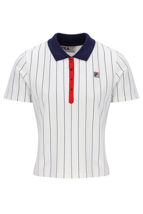 Gardenia Bai Fitted BB1 Pinstripe Polo
