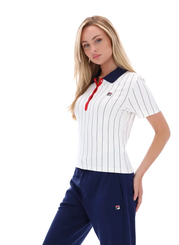 Gardenia Bai Fitted BB1 Pinstripe Polo