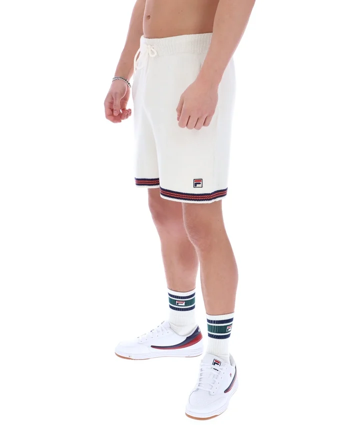 Gardenia Clemente Crochet Knitted Shorts with Contrast Tipping
