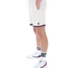 Gardenia Clemente Crochet Knitted Shorts with Contrast Tipping