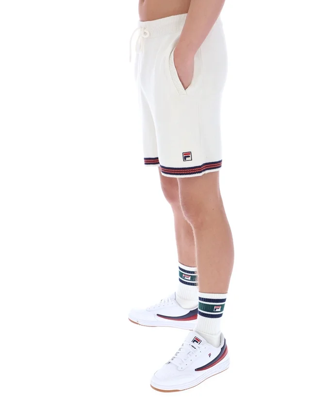 Gardenia Clemente Crochet Knitted Shorts with Contrast Tipping