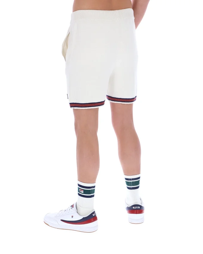 Gardenia Clemente Crochet Knitted Shorts with Contrast Tipping