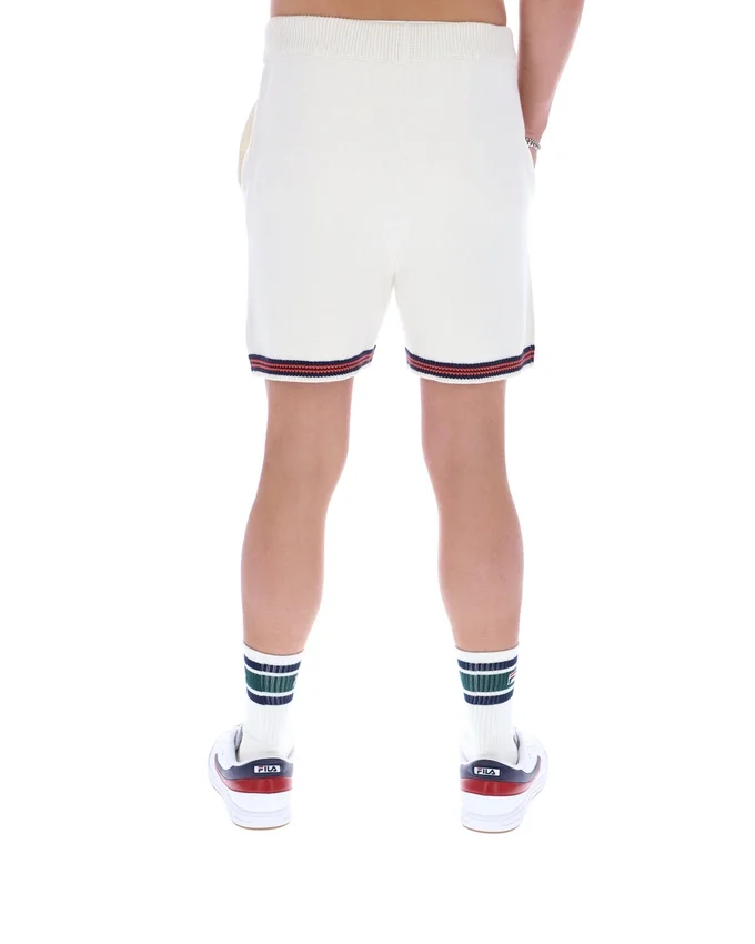 Gardenia Clemente Crochet Knitted Shorts with Contrast Tipping
