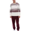 Gardenia Connor Striped Knit Crew Neck