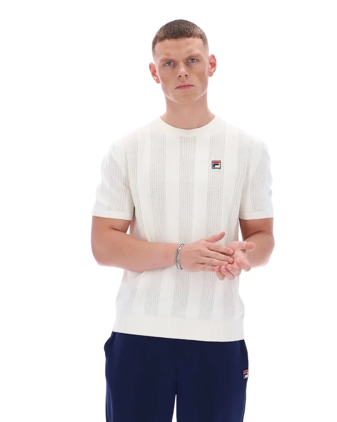 Gardenia Corrado Knitted Panel Tee