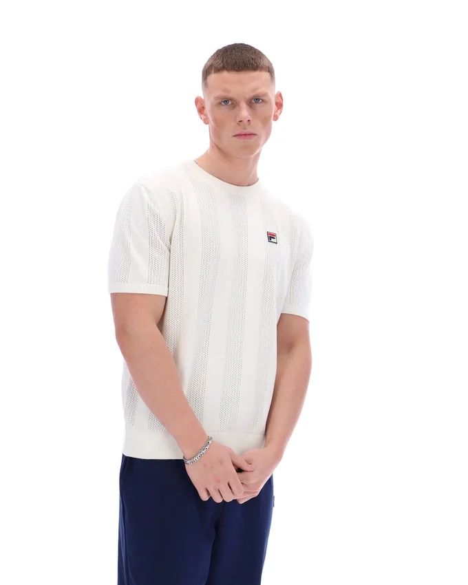 Gardenia Corrado Knitted Panel Tee