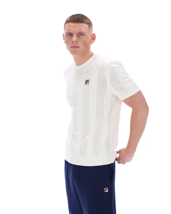 Gardenia Corrado Knitted Panel Tee