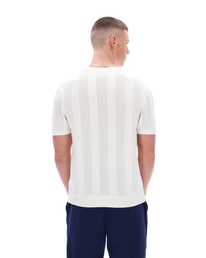 Gardenia Corrado Knitted Panel Tee