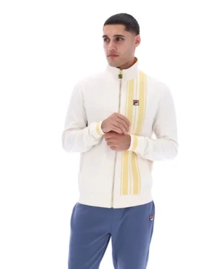 Gardenia Dante Printed Stripe Track Top