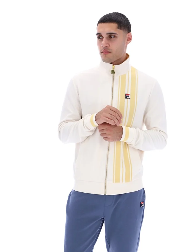 Gardenia Dante Printed Stripe Track Top
