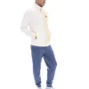 Gardenia Dante Printed Stripe Track Top
